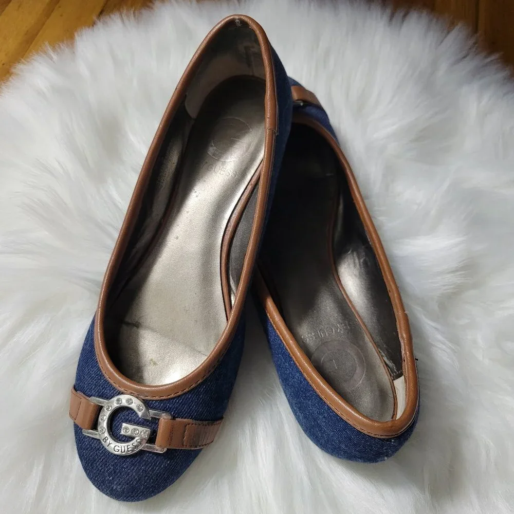 G by Guess Denim Flats